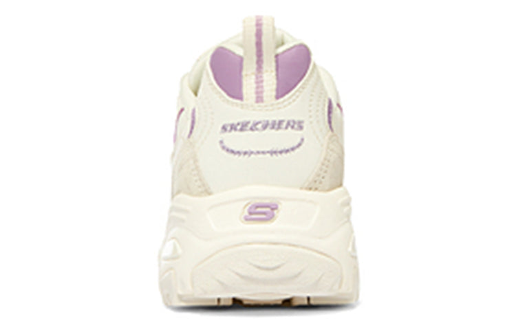 (WMNS) Skechers D'Lites 'Creamwhite Purple' 896108-NTPR