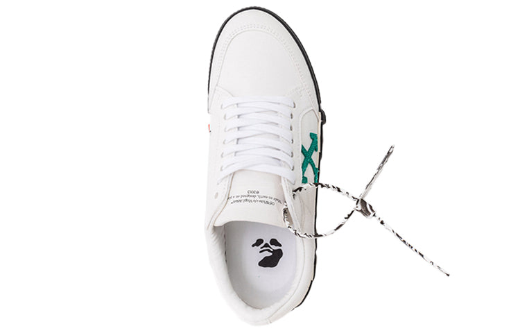 Off-White Vulc Low 'White Green' OMIA085E20FAB0010155