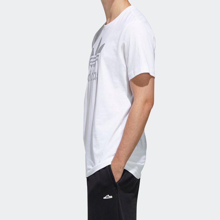 adidas Originals Trefoil Tee 'White Silver' GH7778