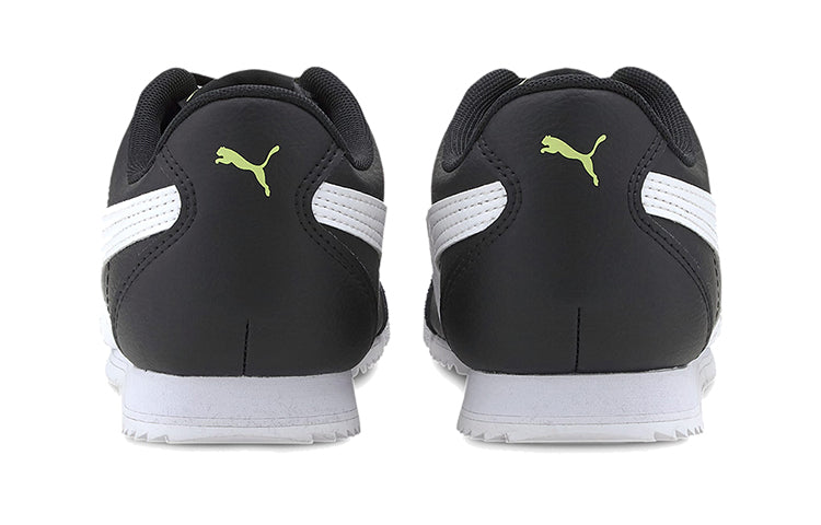 (GS) PUMA Turino Low Top Running Shoes Black/White 372895-05
