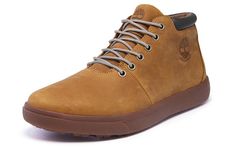 Timberland Ashwood Park Mid Waterproof Leather Chukka Boots 'Brown' A2DSCW