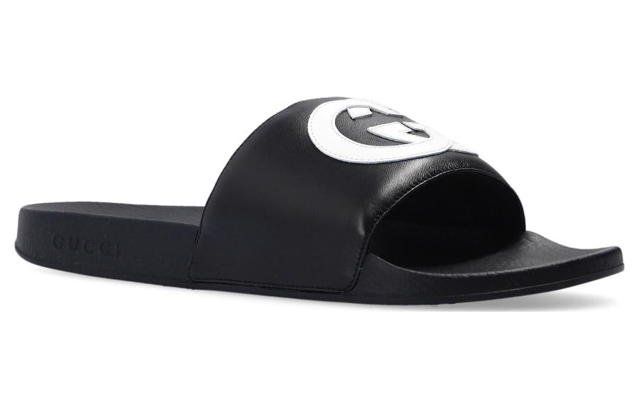 Gucci Slide 'Interlocking G - Black' 644756-0R0F0-1071