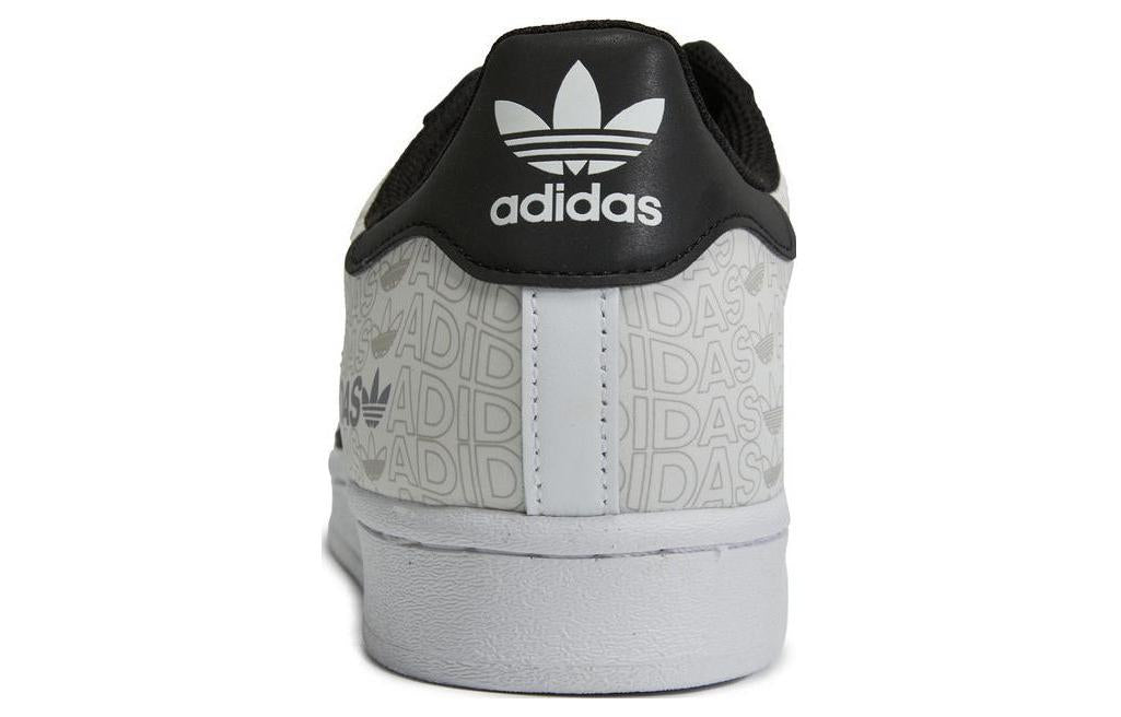 adidas Superstar 'Reflective Allover Logo - White Black' GW7254
