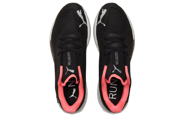 (WMNS) PUMA Velocity Nitro Black/Pink 195697-13