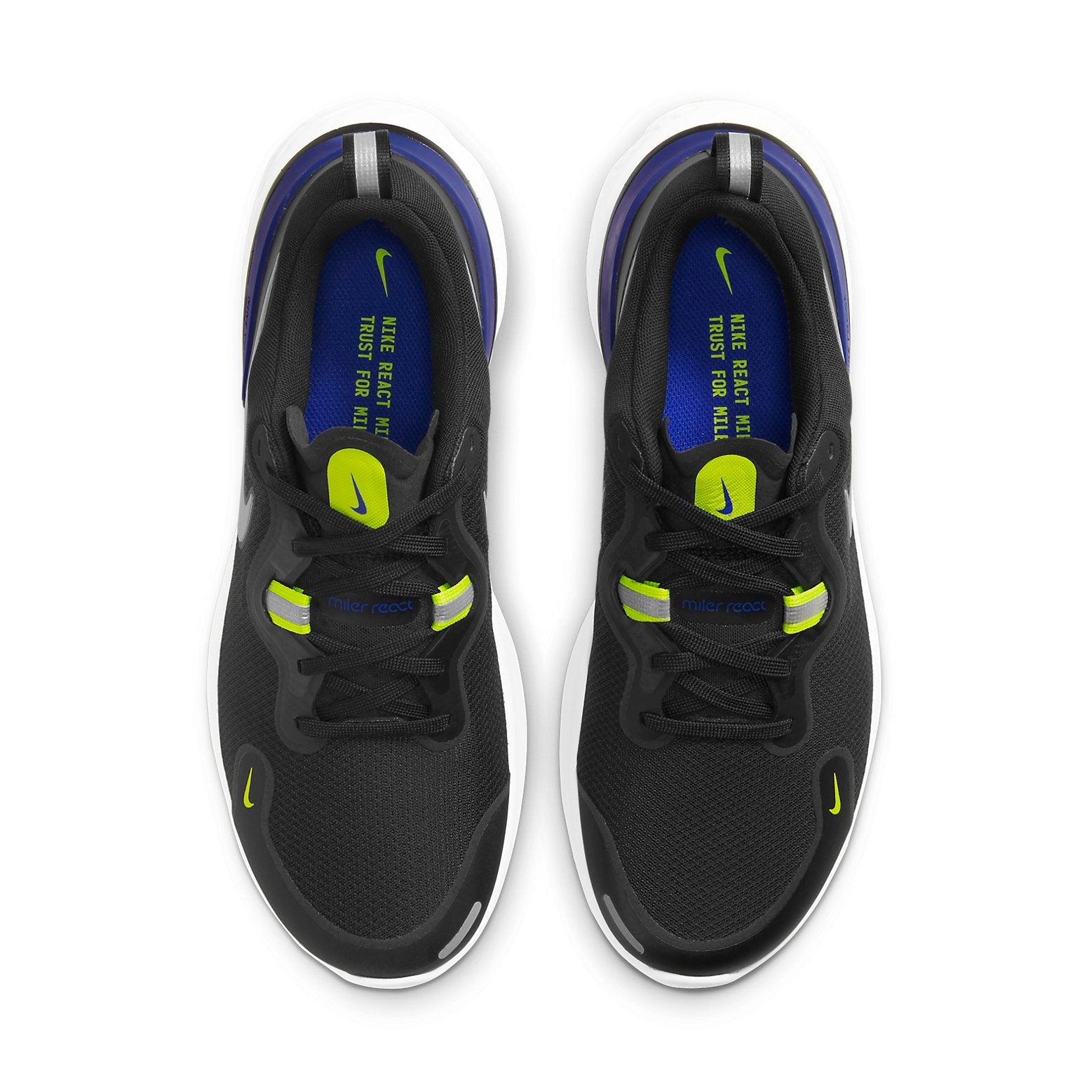 Nike React Miler 'Black Cyber Blue' CW1777-011