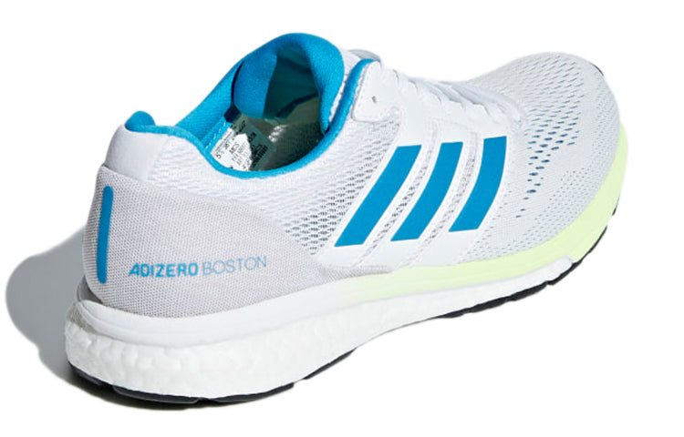 (WMNS) adidas Adizero Boston 7 'White Shock Cyan' B37385