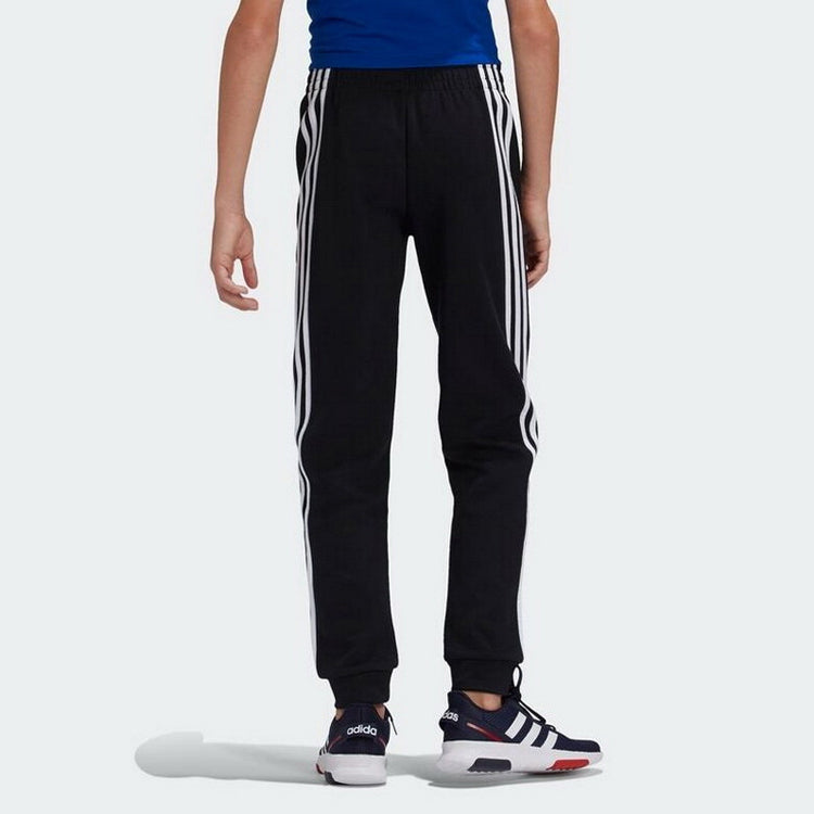 (GS) adidas Stripe Loo Sports Pants/Trousers/Joggers Boy Girls Black GE0947