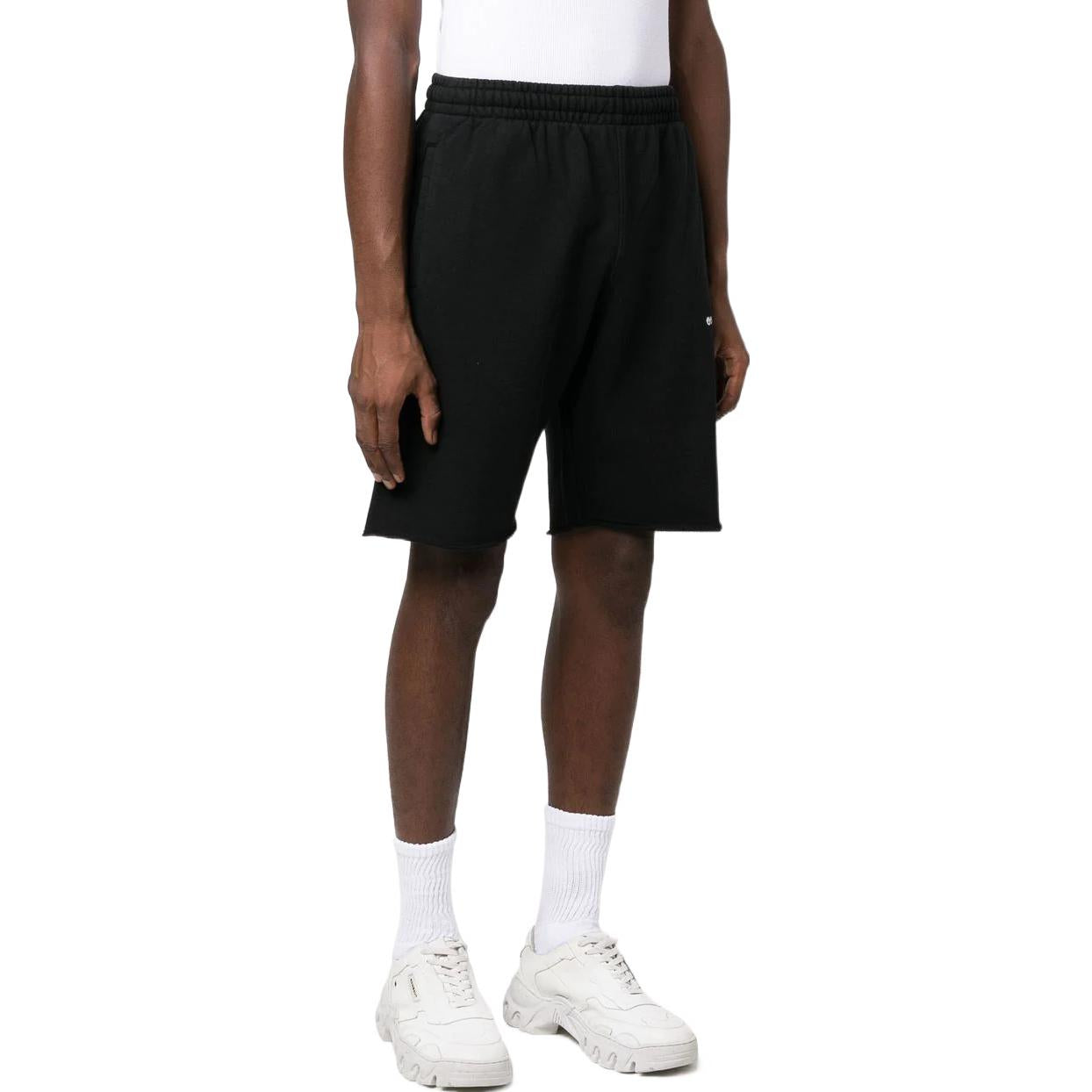 Off-White Logo Chain Arrow Straight Sports Shorts Black OMCI006F22FLE0051001