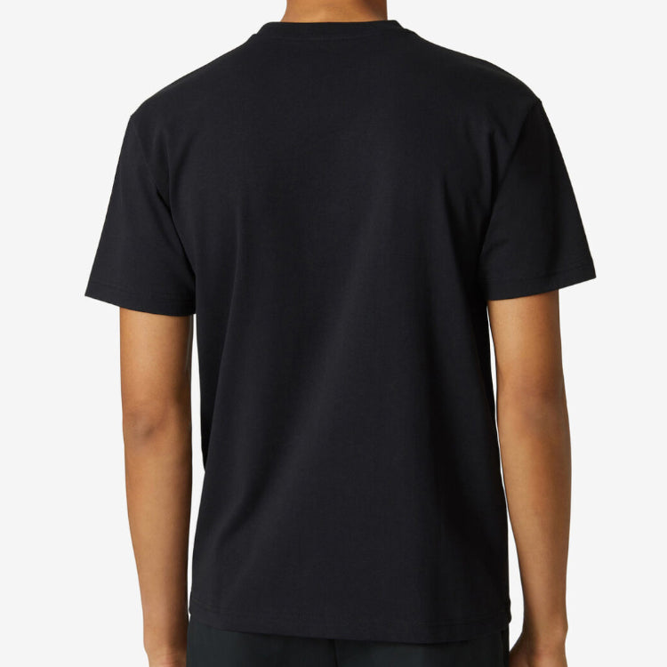 Men's KENZO Tiger Head Embroidered Cotton Loose Version Round Neck Short Sleeve Black T-Shirt FA65TS0654YI-99