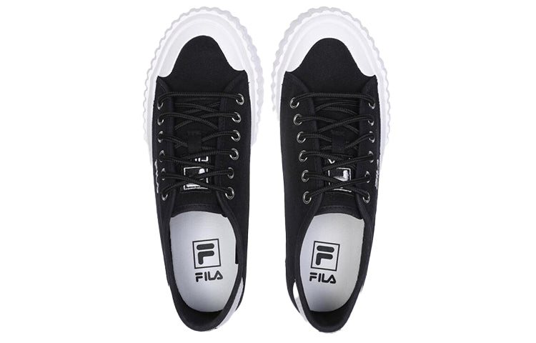 FILA Classic Kicks T Low Top Board Shoes Black/White 1XM01010_022