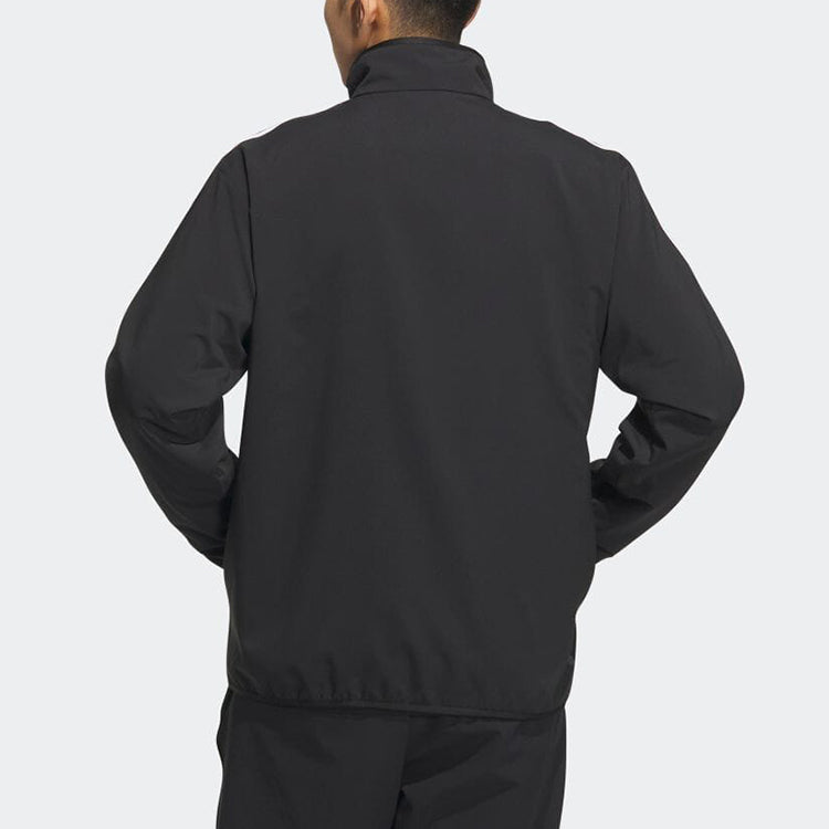 adidas three stripes Stand Collar Jacket Men's Black IA9374