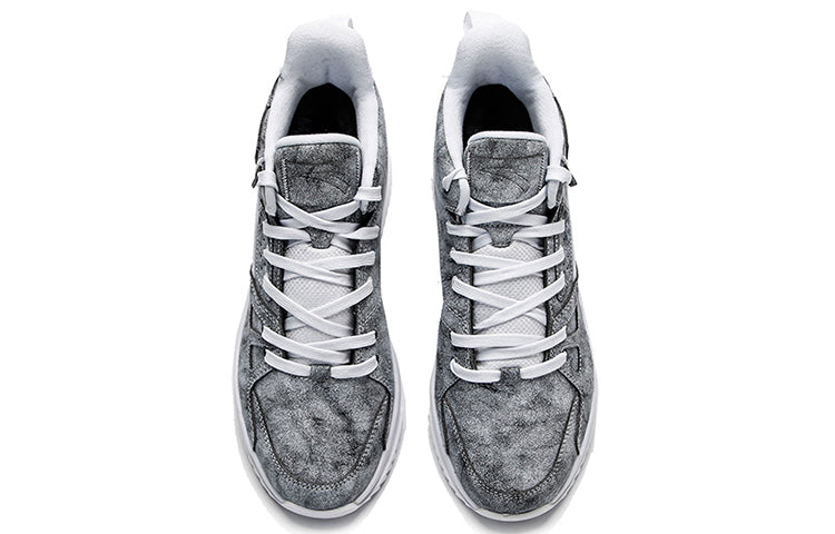 ANTA Going Crazy Leather 'Grey White' 112141801-4