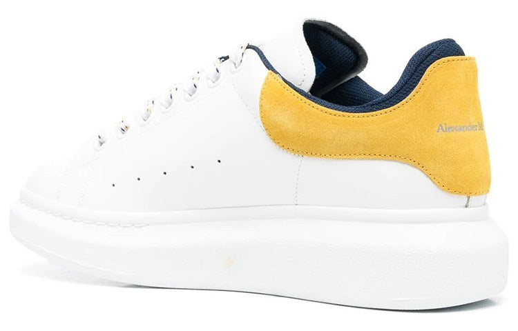 Alexander McQueen Oversized Sneaker 'White Pop Yellow Navy' 705060WIBNT8998