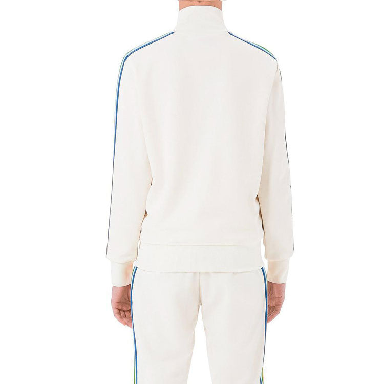Men's PALM ANGELS White Rainbow Track Jacket Stripe PMBD001S193840030288