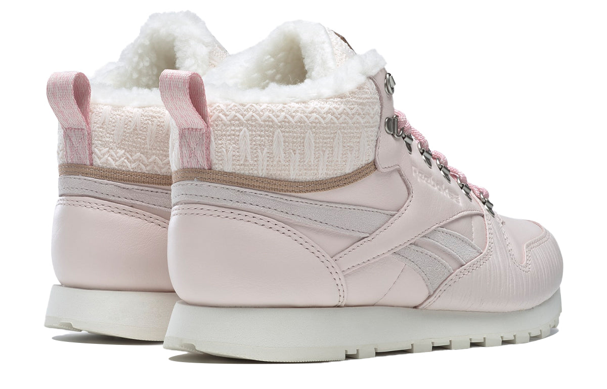 (WMNS) Reebok Classic Leather Arctic Boots 'White Pink' FZ1206