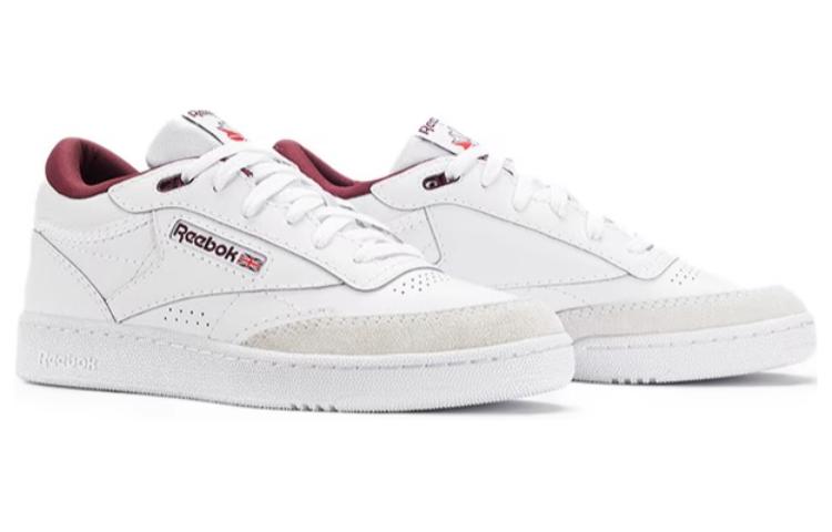 Reebok Classics Club C Mid II 'White Classic Maroon' 100033035