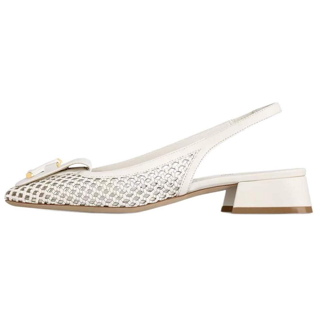 LOUIS VUITTON Shake High Heels 3cm Women's White