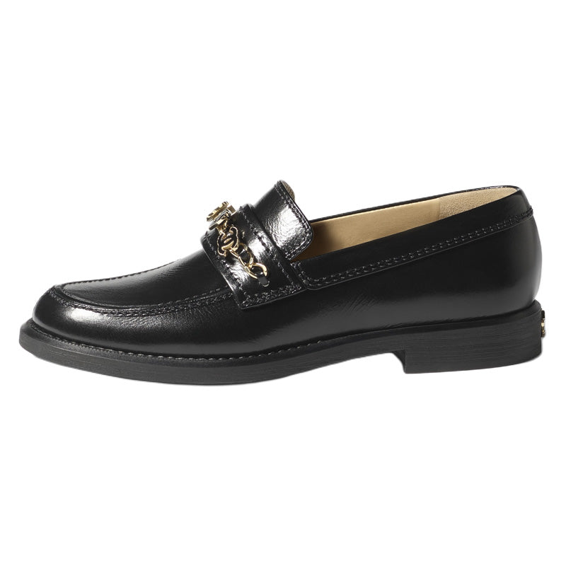 CHANEL Loafers Women's Black