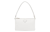 PRADA Leather Handbag Handbag Mini Women's White