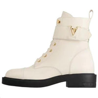 LOUIS VUITTON Citizen Ankle Boots Women's White