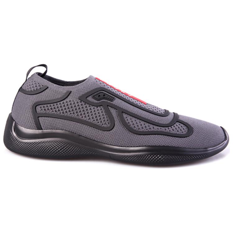 PRADA America's Cup Slip On Black Tech Fabric