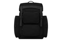 SAINT LAURENT Smooth Lambskin Nylon Backpack Men's Black