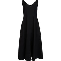 DIOR V Neck Flared Dress