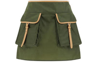 PRADA Cargo Short Skirts Women's Green