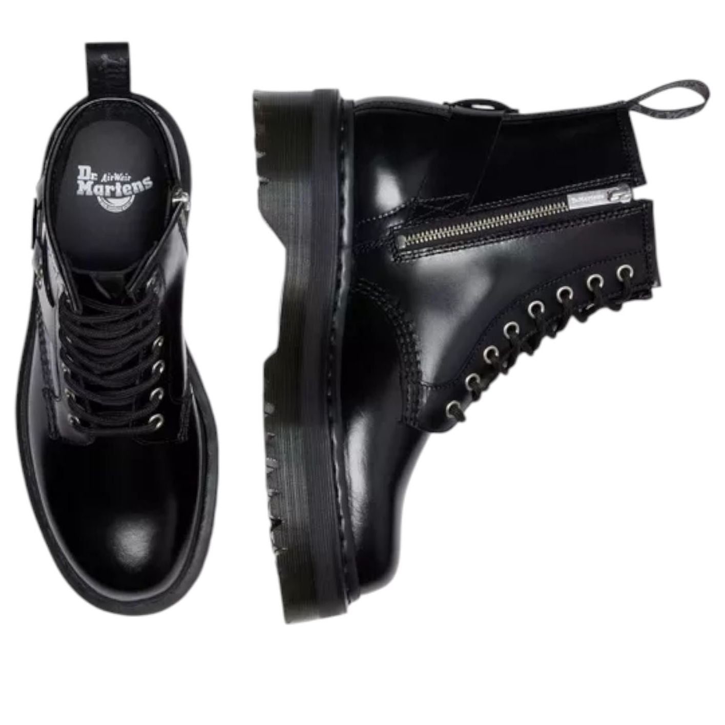 Dr. Martens 1460 Quad Harness Platform Boots 'Black' 42718001