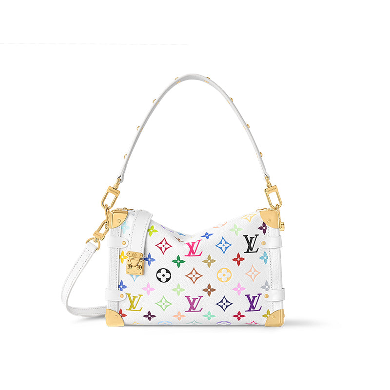 LOUIS VUITTON X Takashi Murakami Side Trunk Mm White Multicolored