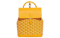 GOYARD Alpin Canvas With Leather Backpack Mini Unisex Yellow