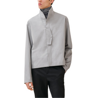 HERMES Jackets Coats Men's Gray