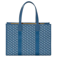 GOYARD Villette Calfskin Tote Bag, Shopping Bag, Shoulder Bag, Handbag Medium Size Unisex Ocean Blue
