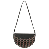 GOYARD Canvas With Calfskin Swift Bag Shoulder Bags Unisex Black