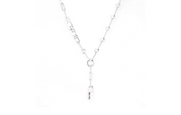 HERMES 925 Sterling Silver Necklaces Unisex Silver