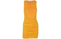 SAINT LAURENT Sleeveless Dress Women's Yellow