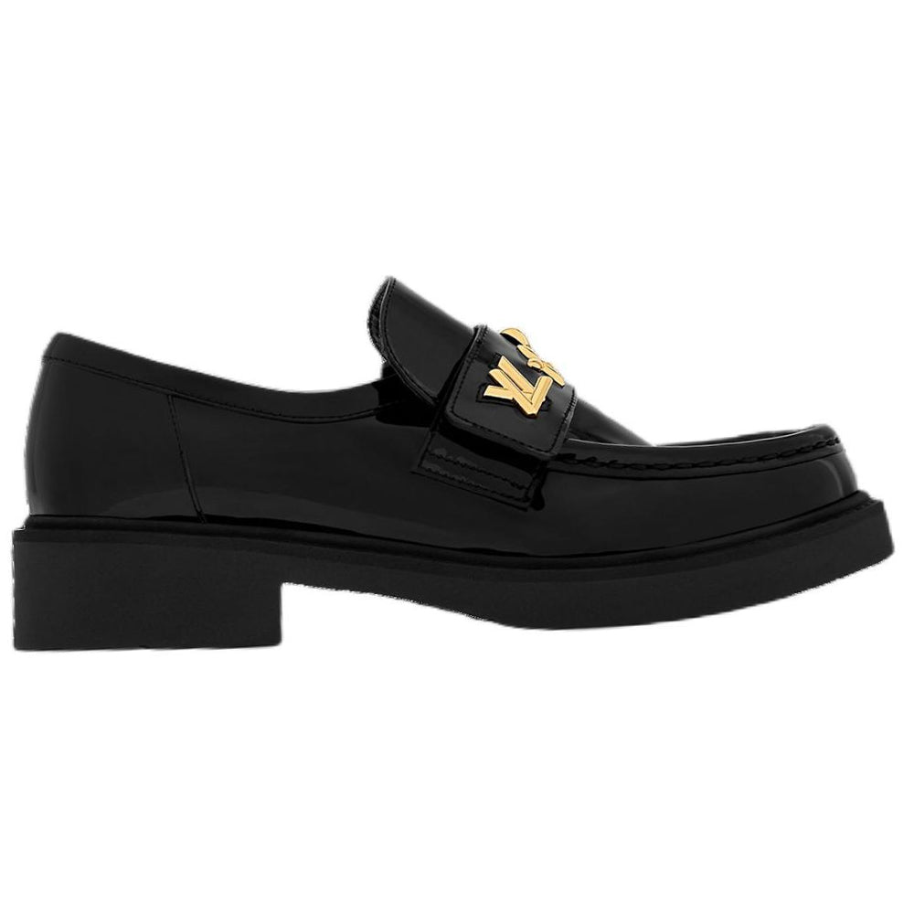 LOUIS VUITTON Academy Loafers Women's Black
