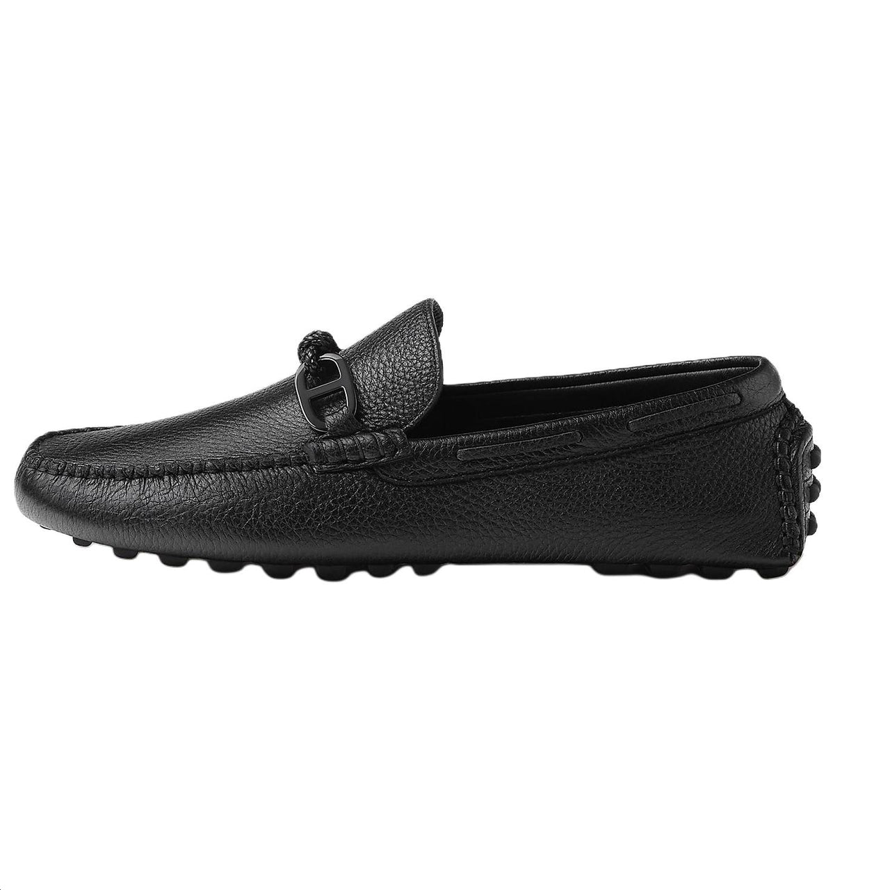HERMES Alessandro Beanie Shoes Men Black