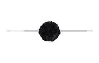 SAINT LAURENT Mulberry Silk Necklaces Women's Black