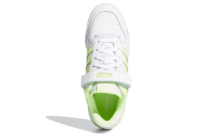 (WMNS) adidas originals Forum Low Shoes White/Yellow FY5121