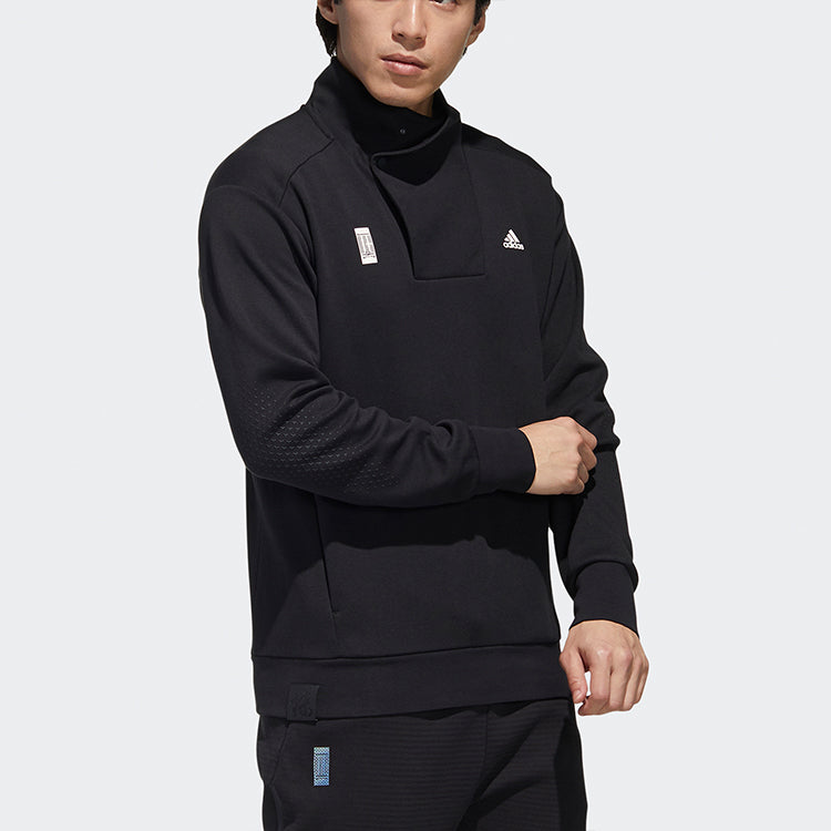Men's adidas WJ Crew Story Pullover Black GM4466