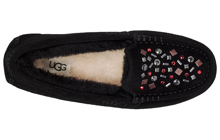 (WMNS) UGG Ansley Stud 2 (Rivets) Slip on Black 1119100-BLK