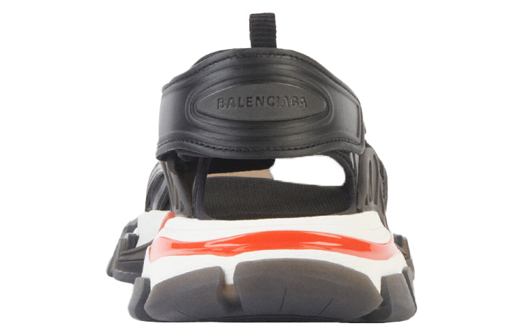 Balenciaga Track Sandals 'Clearsole Black Red' 655954W2CC31096