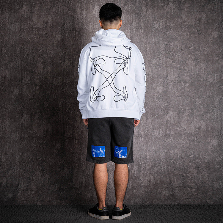 Off-White Alphabet Logo Casual Shorts Version Gray OMCI006F19E300091030
