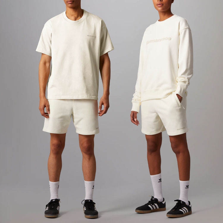 adidas x Pharrell Humanrace Small Logo Shorts 'White' HJ7061