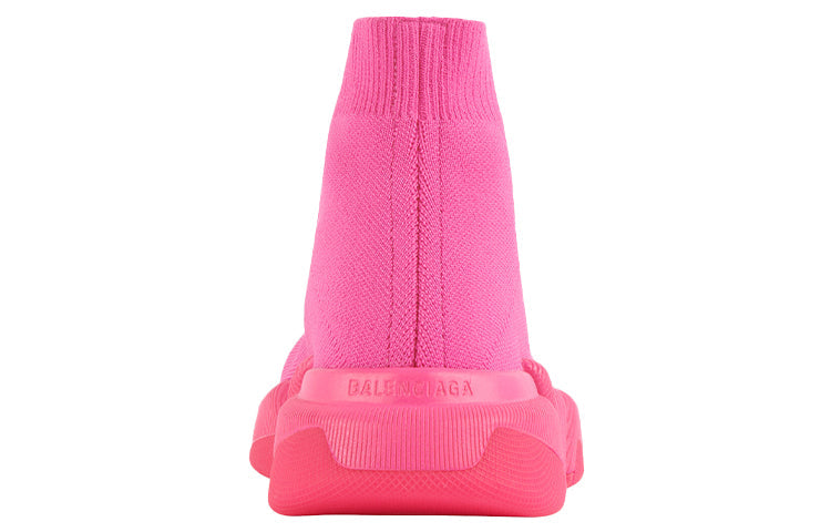 (WMNS) Balenciaga Speed 2 Trainer Knit 'Neon Pink' 617196W17265800