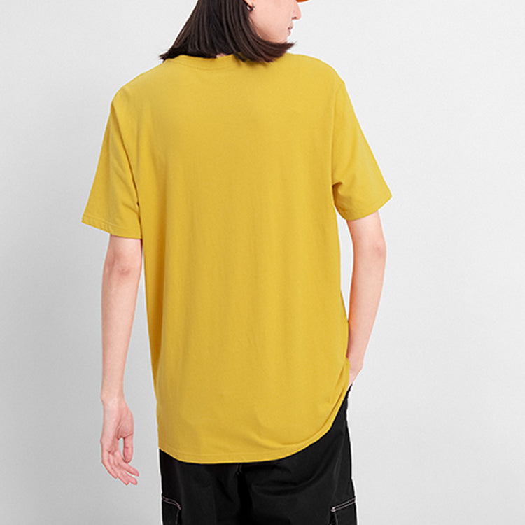(WMNS) Vans Athleisure Casual Sports Short Sleeve Yellow VN0A4BRJ50X