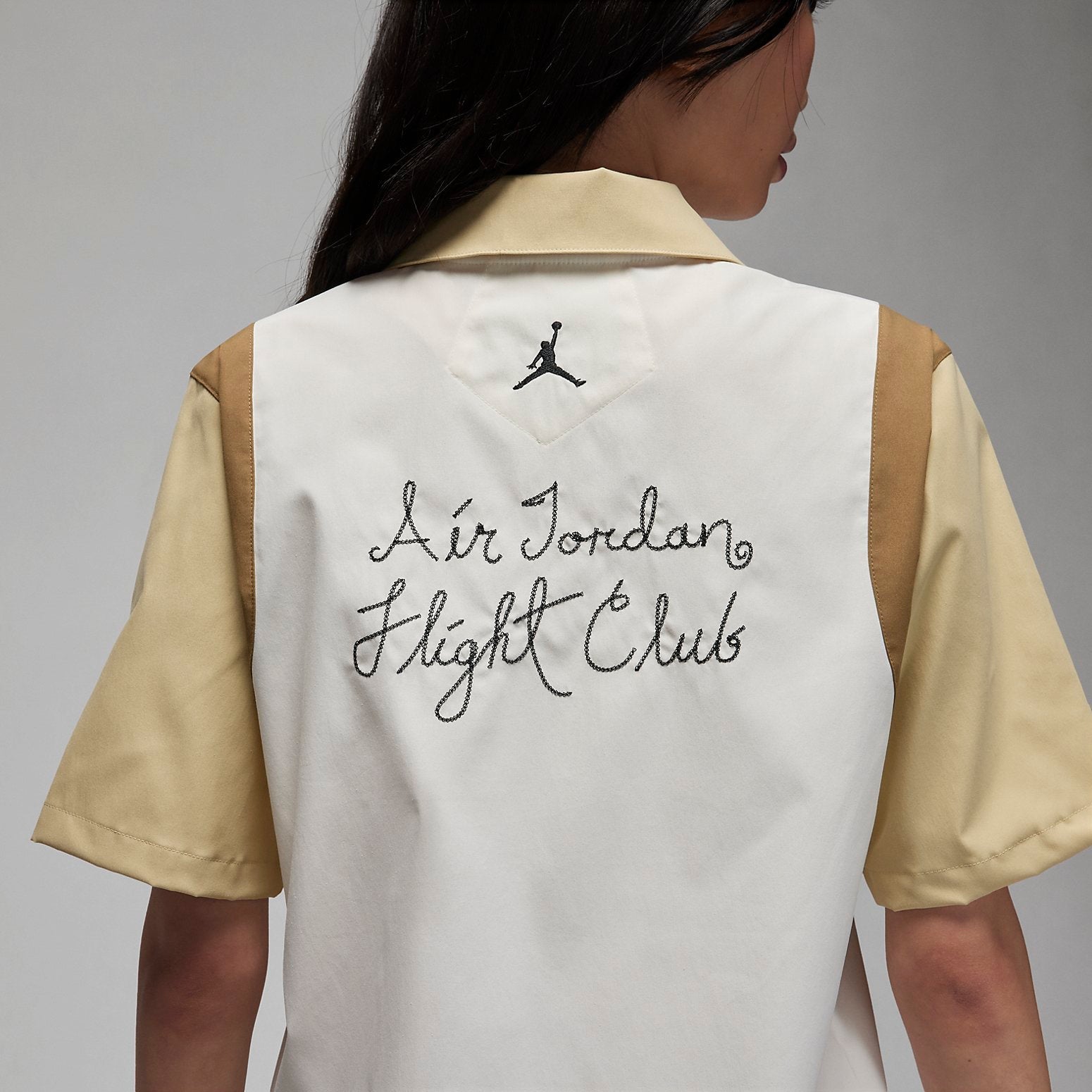 (WMNS) Air Jordan Button-Down Shirt 'White' DZ3341-133