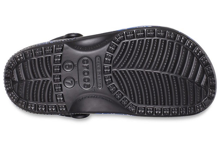 Crocs Classic Clog Pattern Black Sandals 206565-066