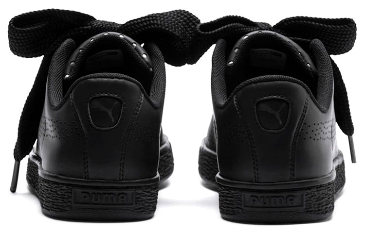 (WMNS) PUMA Basket Heart Ath Lux Black 366728-03